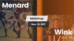 Matchup: Menard vs. Wink  2017