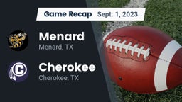 Recap: Menard  vs. Cherokee  2023