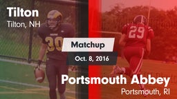 Matchup: Tilton vs. Portsmouth Abbey  2016