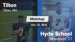 Matchup: Tilton vs. Hyde School 2016