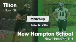 Matchup: Tilton vs. New Hampton School  2016