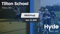 Matchup: Tilton School vs. Hyde  2018