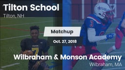 Matchup: Tilton School vs. Wilbraham & Monson Academy  2018