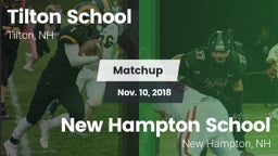 Matchup: Tilton School vs. New Hampton School  2018