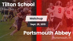 Matchup: Tilton School vs. Portsmouth Abbey  2019