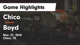 Chico  vs Boyd  Game Highlights - Nov. 27, 2018