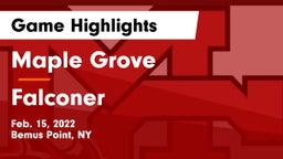 Maple Grove  vs Falconer  Game Highlights - Feb. 15, 2022