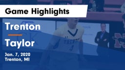 Trenton  vs Taylor  Game Highlights - Jan. 7, 2020