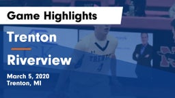 Trenton  vs Riverview  Game Highlights - March 5, 2020