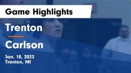 Trenton  vs Carlson Game Highlights - Jan. 18, 2022