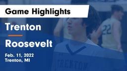 Trenton  vs Roosevelt  Game Highlights - Feb. 11, 2022