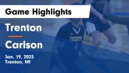 Trenton  vs Carlson  Game Highlights - Jan. 19, 2023
