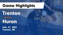 Trenton  vs Huron  Game Highlights - Feb. 27, 2023