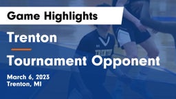 Trenton  vs Tournament Opponent Game Highlights - March 6, 2023