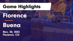 Florence  vs Buena  Game Highlights - Nov. 30, 2023