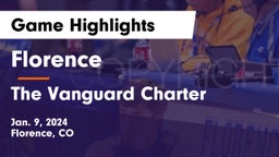 Florence  vs The Vanguard Charter   Game Highlights - Jan. 9, 2024
