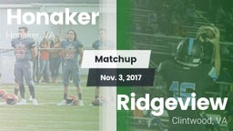 Matchup: Honaker vs. Ridgeview  2017