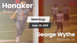 Matchup: Honaker vs. George Wythe  2018