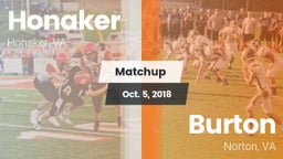 Matchup: Honaker vs. Burton  2018