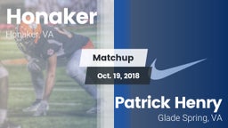 Matchup: Honaker vs. Patrick Henry  2018