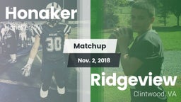 Matchup: Honaker vs. Ridgeview  2018