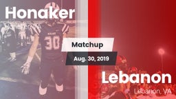 Matchup: Honaker vs. Lebanon  2019