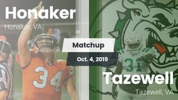 Matchup: Honaker vs. Tazewell  2019