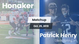 Matchup: Honaker vs. Patrick Henry  2019