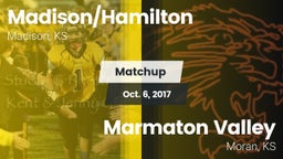 Matchup: Madison/Hamilton vs. Marmaton Valley  2017