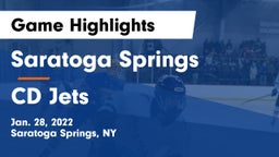 Saratoga Springs  vs CD Jets Game Highlights - Jan. 28, 2022