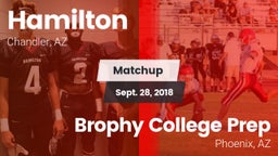 Matchup: Hamilton vs. Brophy College Prep  2018