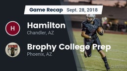 Recap: Hamilton  vs. Brophy College Prep  2018