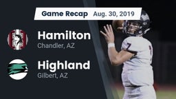 Recap: Hamilton  vs. Highland  2019