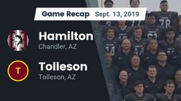 Recap: Hamilton  vs. Tolleson  2019