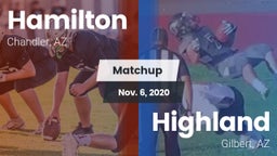Matchup: Hamilton vs. Highland  2020