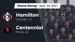 Recap: Hamilton  vs. Centennial  2021