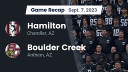 Recap: Hamilton  vs. Boulder Creek  2023