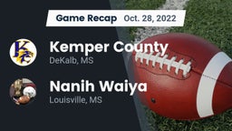 Recap: Kemper County  vs. Nanih Waiya  2022