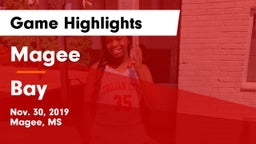 Magee  vs Bay  Game Highlights - Nov. 30, 2019