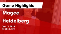 Magee  vs Heidelberg  Game Highlights - Jan. 3, 2020