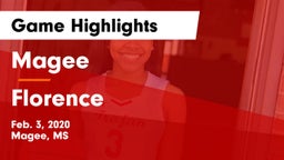 Magee  vs Florence  Game Highlights - Feb. 3, 2020