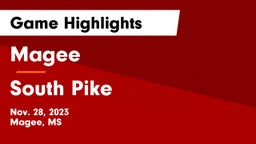 Magee  vs South Pike  Game Highlights - Nov. 28, 2023