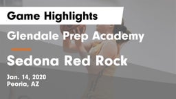 Glendale Prep Academy  vs Sedona Red Rock  Game Highlights - Jan. 14, 2020