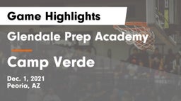 Glendale Prep Academy  vs Camp Verde  Game Highlights - Dec. 1, 2021