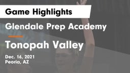 Glendale Prep Academy  vs Tonopah Valley  Game Highlights - Dec. 16, 2021