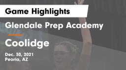 Glendale Prep Academy  vs Coolidge  Game Highlights - Dec. 30, 2021
