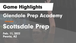 Glendale Prep Academy  vs Scottsdale Prep  Game Highlights - Feb. 11, 2022