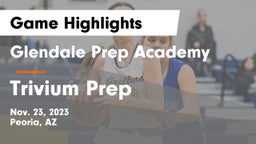 Glendale Prep Academy  vs Trivium Prep Game Highlights - Nov. 23, 2023