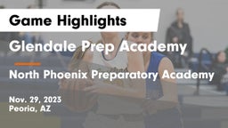 Glendale Prep Academy  vs North Phoenix Preparatory Academy Game Highlights - Nov. 29, 2023