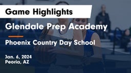 Glendale Prep Academy  vs Phoenix Country Day School Game Highlights - Jan. 6, 2024